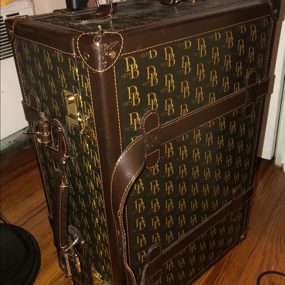 Dooney & Bourke Leather Rolling Trunk - Picture 3 of 3